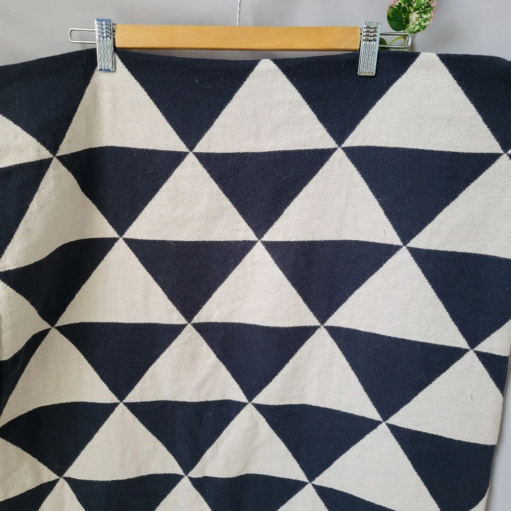 Ikea Johanne Fringe Blanket Throw